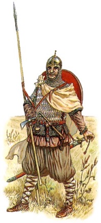 дружинник времен князя Святослава и Владимира