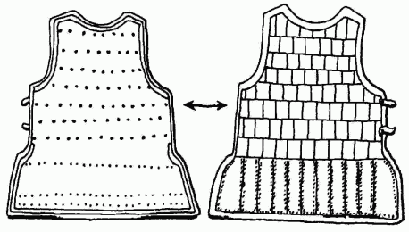 схема расположения пластин
