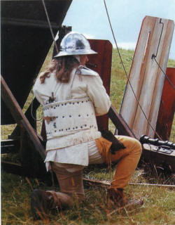 бригандина, вид сзади