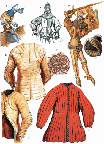 гамбезоны пурпуроны 14 в.