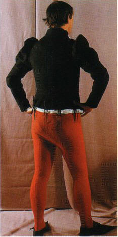 средневековый мужской костюм дублет