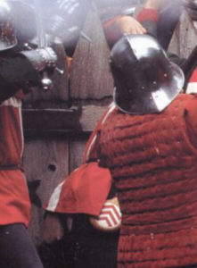 бригандина на поле боя