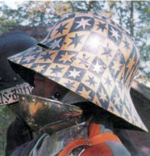 раскарашенный салад с горжетом конец 15в.