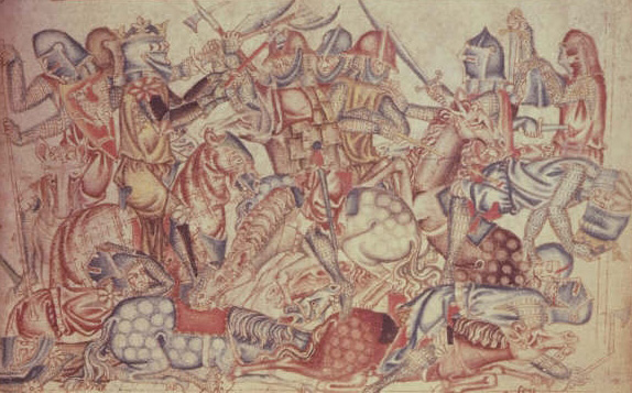 рыцари с мечами и фальшионами