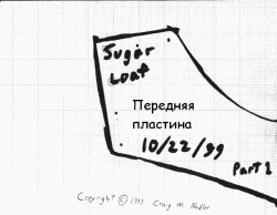 выкройка передняя пластина