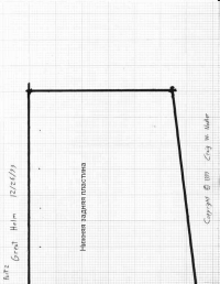 нижняя задняя пластина