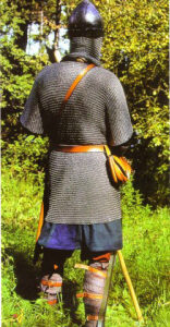 викинг, вид сзади