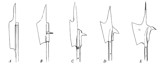 хронология использования алебард