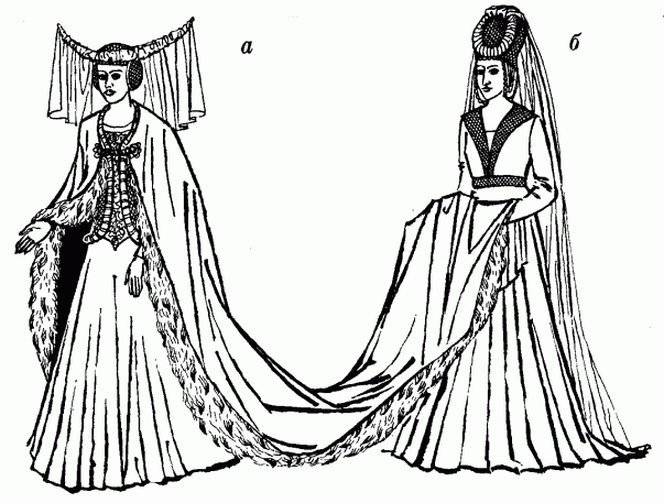 мантія із шлейфом