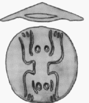 бляха оберег медведь