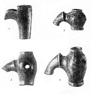 навершия рукоятей плеток XI-ХII вв. из Новгорода