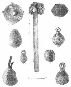 булавы и кистени из Новгорода