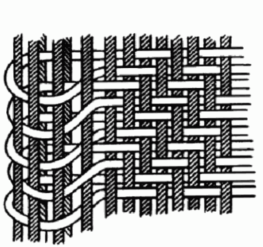 ткань саржевого переплетения