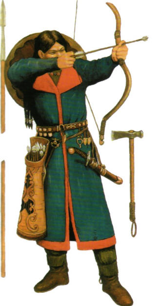 тюркский легковооруженный воин