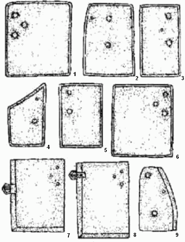 пластины панциря из Тувы