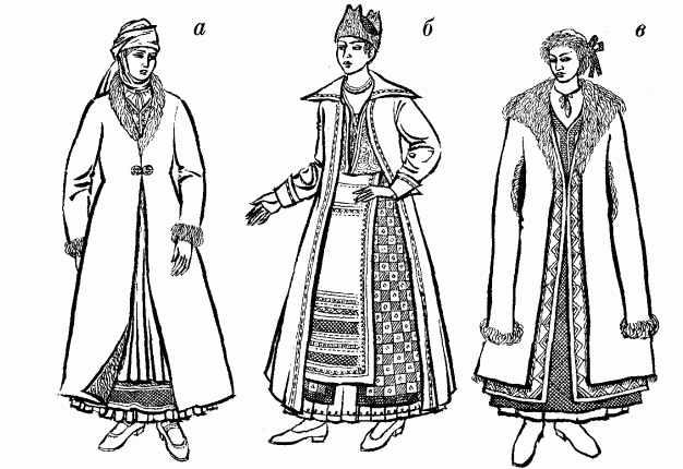 додатковий жіночій одяг 15-17 шуба-кунтуш