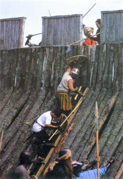 Взятие крепости викингами