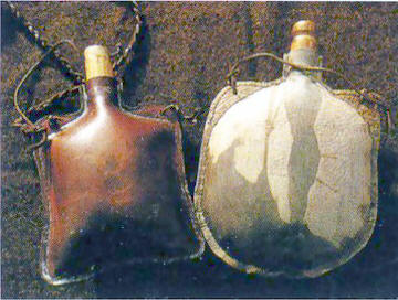 кожанные фляги