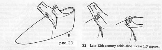 обувь 13 века