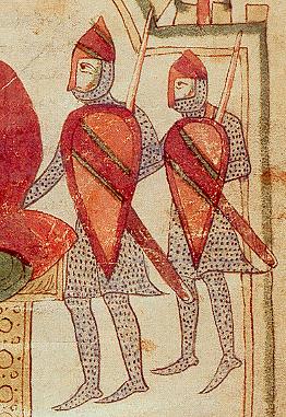 рыцари в кольчугах