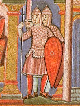 воин в кольчуе