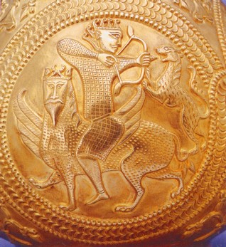 воин на грифоне