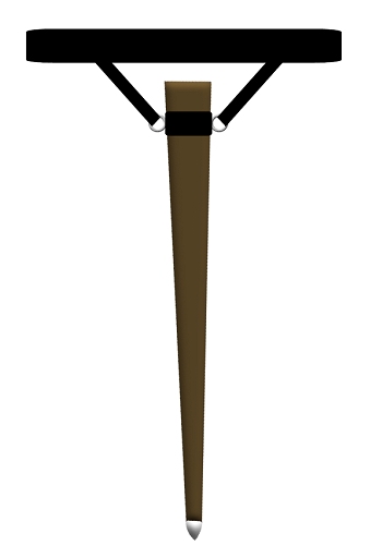 ножны на ременной лопасти