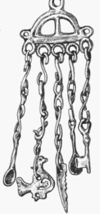 Находкка язычнических подвесок поблизости c. Коханы