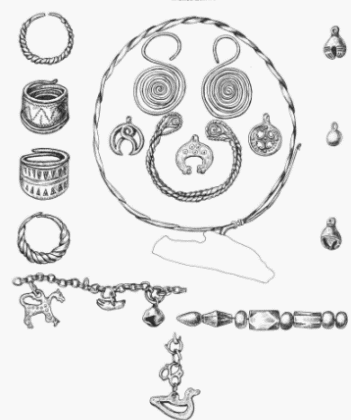 Украшения северян. Гочевский курган