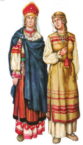 Волынянка и древлянка