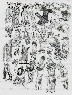 монголький имперский костюм