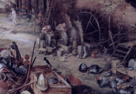 полировка доспеха