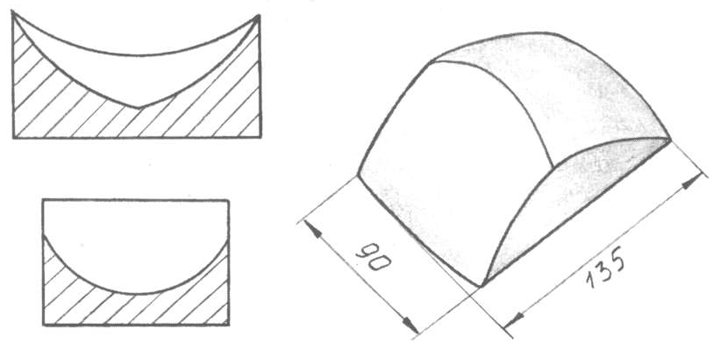 матрица для выбивания наколенника