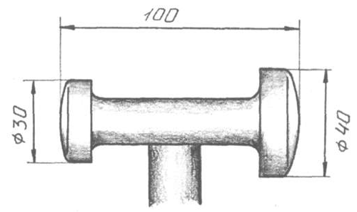 двусторонний рихтовочный молоток