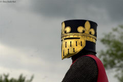 Потхельм с позолотой