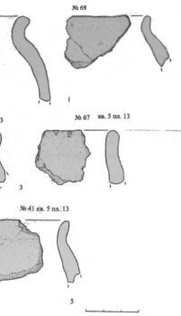 предметы из раскопа