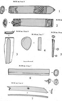 рукояти ножей Киевской Руси