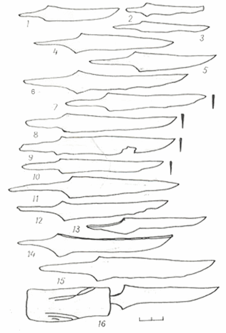 славянские ножи 2-го типа