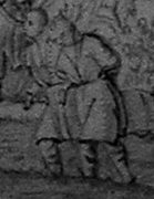 Пленные казаки, 1651 г. По рис. А. ван Вестерфельда из собрания музея Чарторыйских, Краков. Персонажи в коротких жупанах или сермягах.