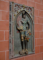 рыцарь Рудольф фон Заксенхаузен, бацинет с забралом