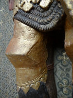 Латный наколенник с бригантным набодренником