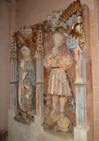 Надробие рыцаря и дамы, нач.15 века