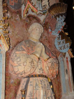 Надробие рыцаря, нач.15 века