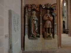 Надробие рыцаря и дамы, нач.15 века