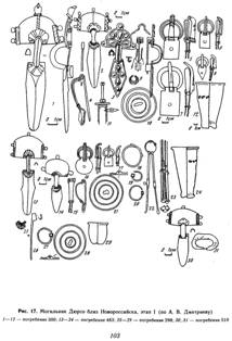 Могильник Дюрсо близ Новороссийска, этап I