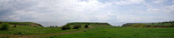 Панорама Правобережного Цимлянского городища