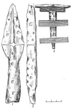 Инвентарь погр. № 22 могильника Шаркай (Шилальский р-н)