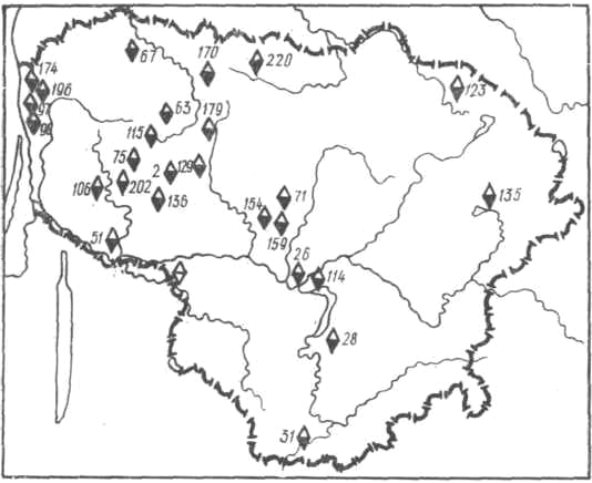 Распространение боевых ножей на территории Литвы