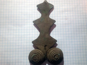 Медная фибула Трипольской культуры