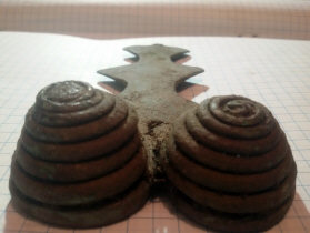 Медная фибула Трипольской культуры